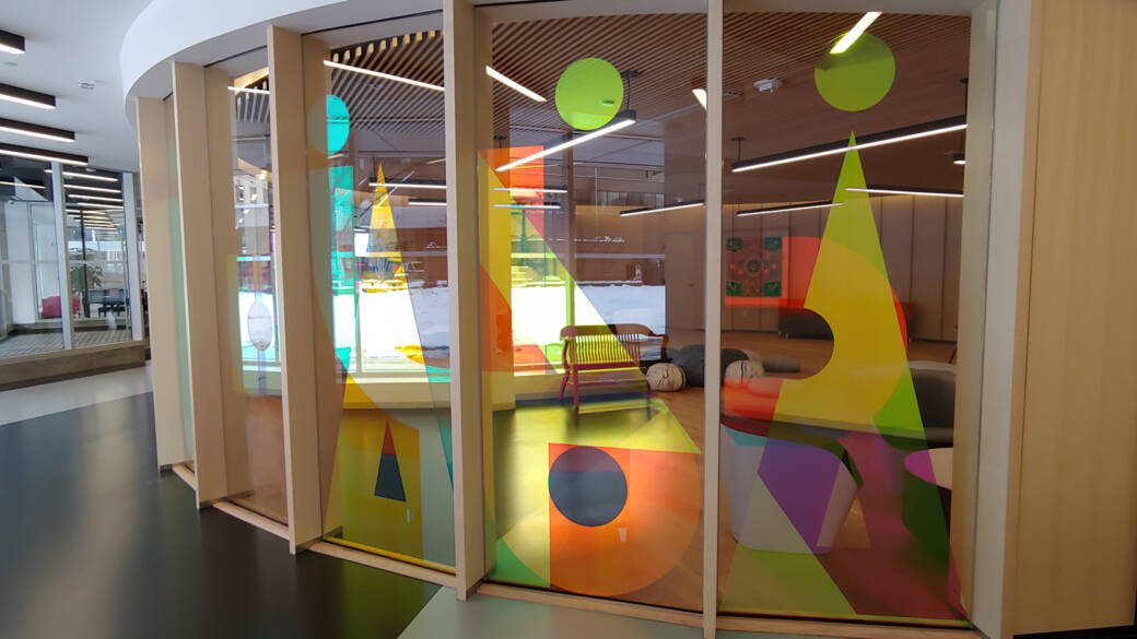 3 M Blaze Dichroic Film Stanley Milner Library Edmonton