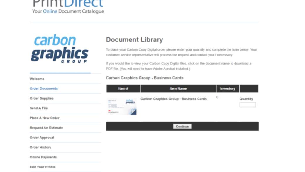 Print Direct Business Cards Sample Picture