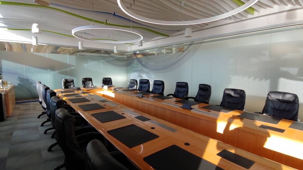 Boardroom Window Frosting