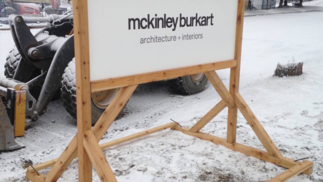 Mckiney Timber Sign Frame