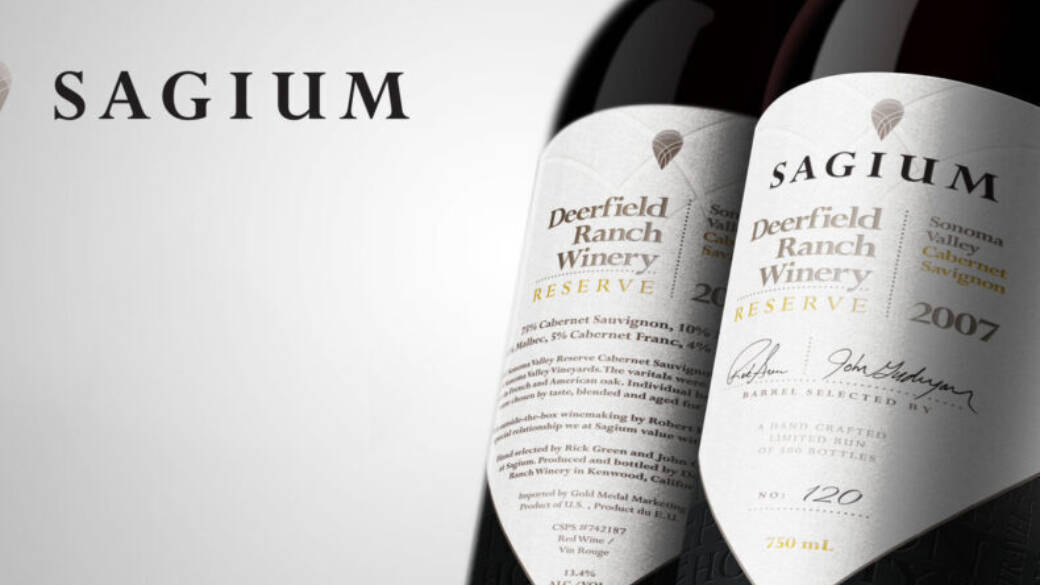 Sagium Wine Labels