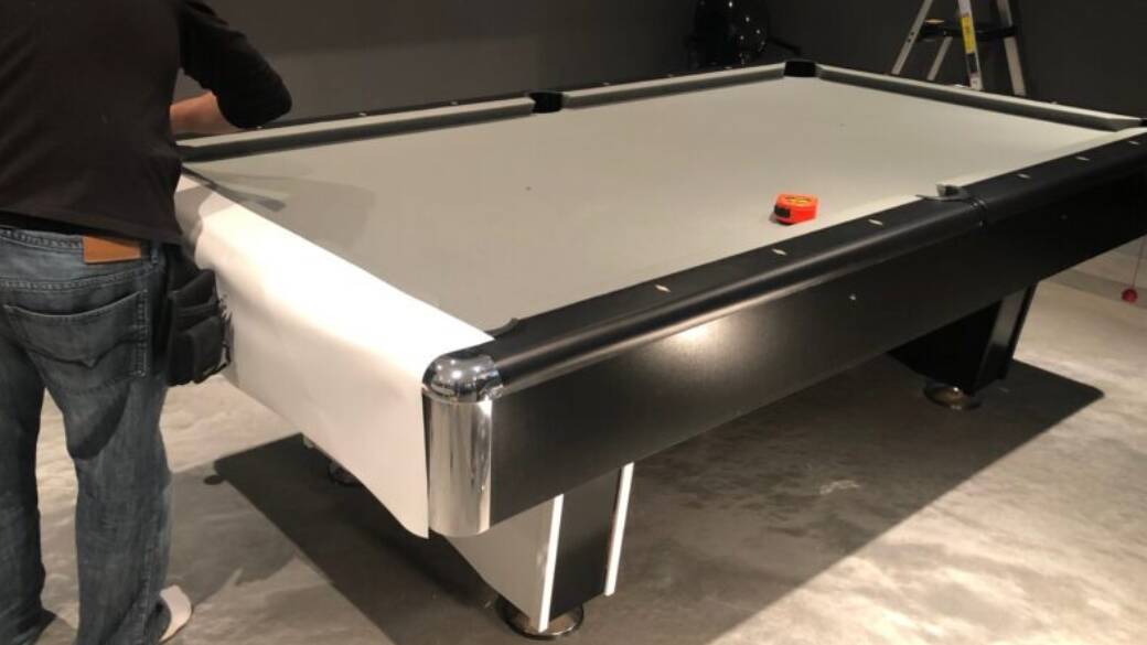 3 M Di Noc Wrapped Pool Table Installation1