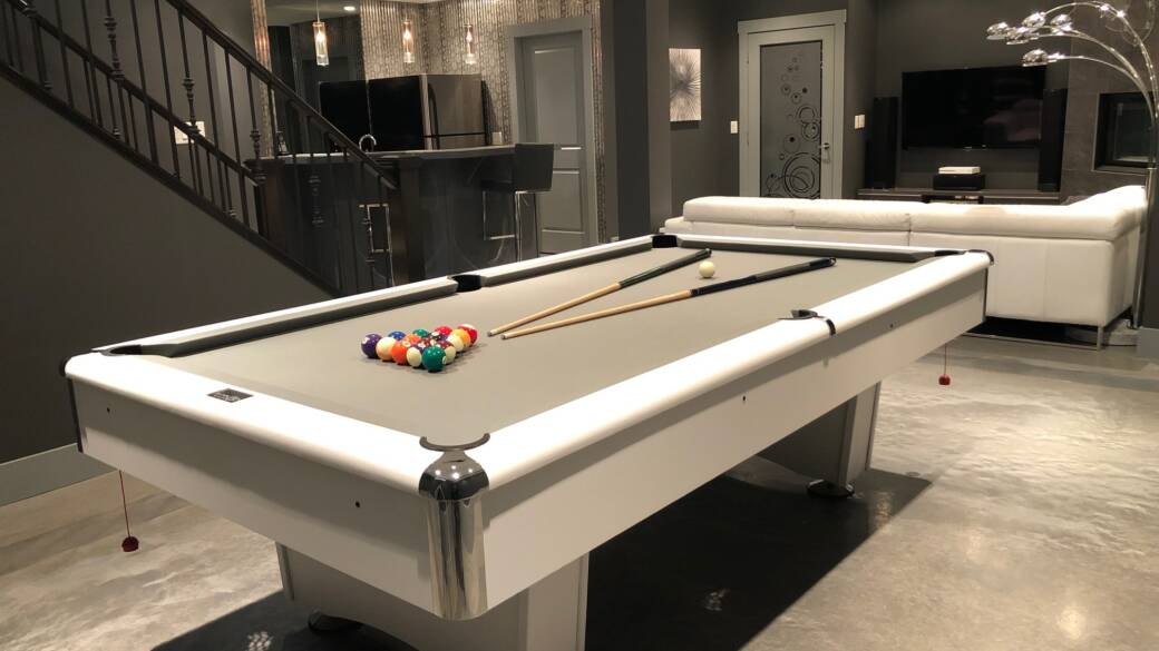 3 M Di Noc Wrapped Pool Table Top After