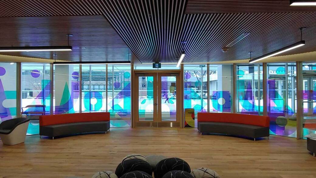 3M Dichroic Chill Film Thunderbird House