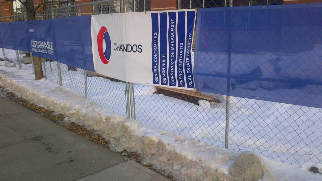 Chandos Mesh Hoarding