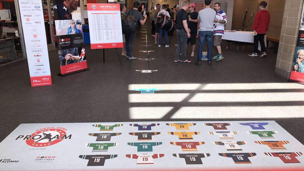 Hockey Tournament Floor Graphics