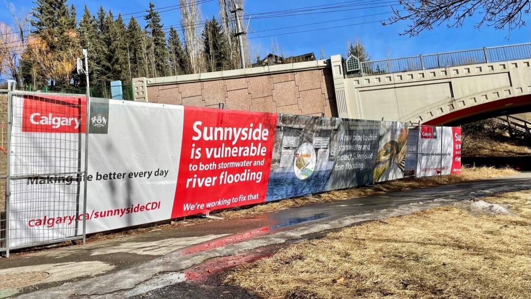 Mesh Fence Banners Calgary Sunnyside
