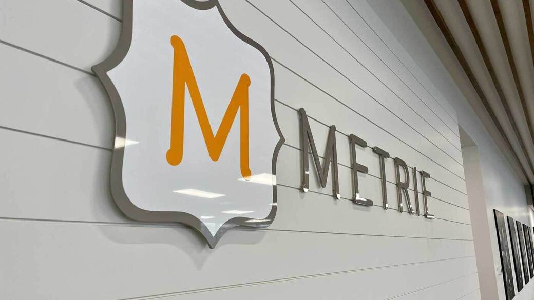 Metrie Acrylic Interior Logo Sign