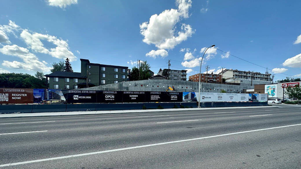 Opus Construction Site Hoarding