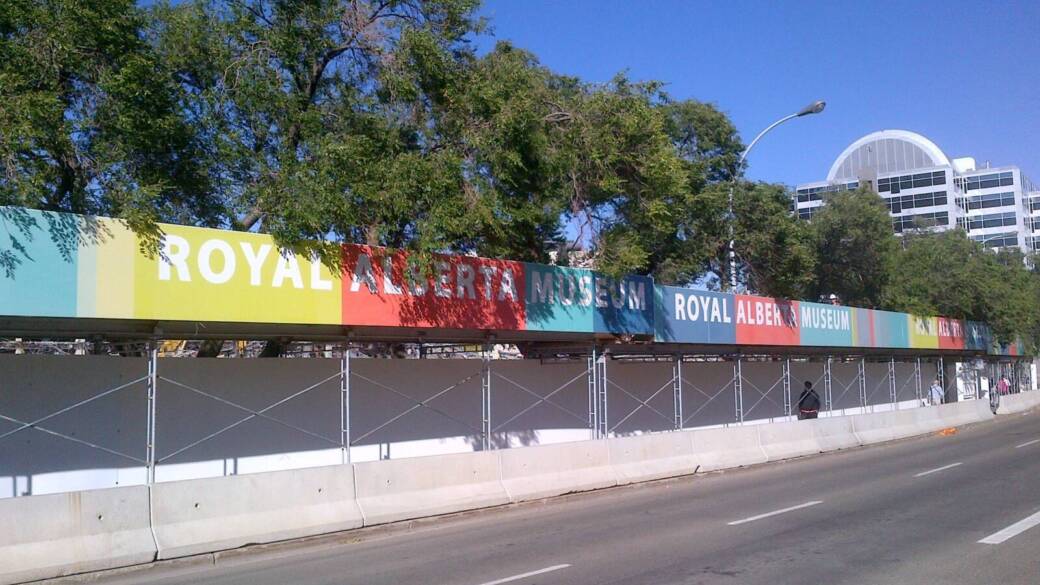 Royal Alberta Museum Edmonton Hoarding Graphics