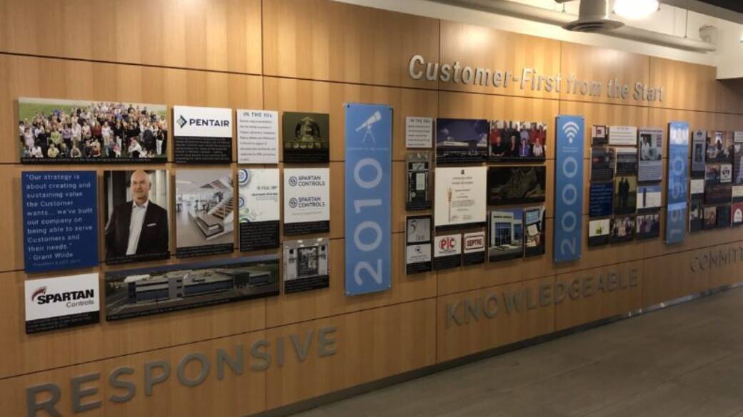 Spartan History Wall 2