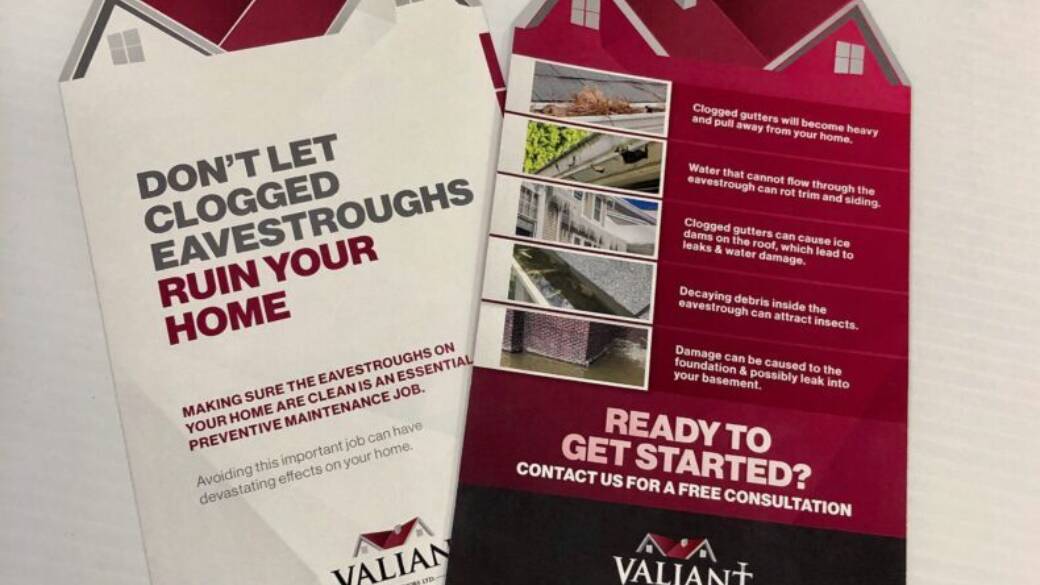 Valiant Exteriors Mail Campaign