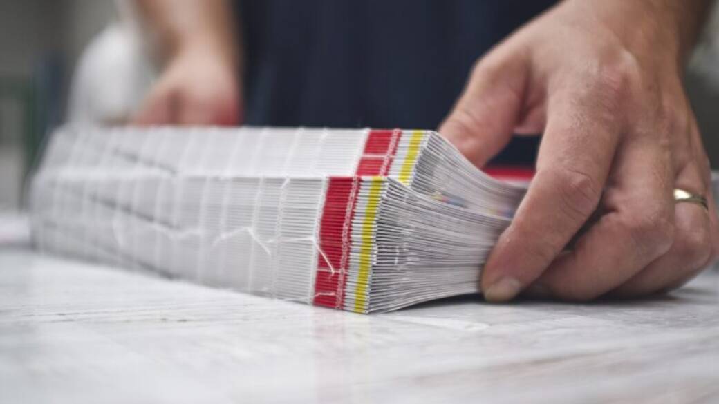 Saddlestich Books With Hands