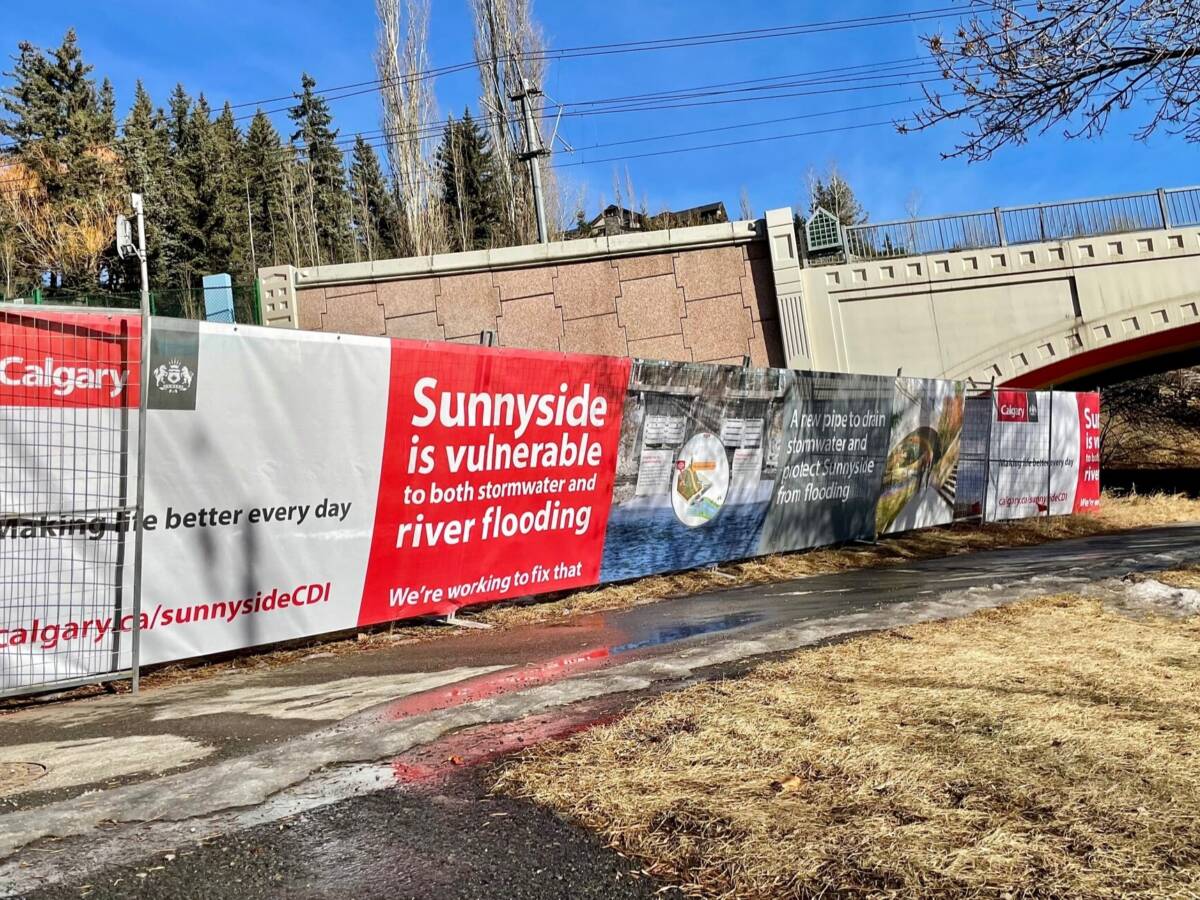 Mesh Fence Banners Calgary Sunnyside