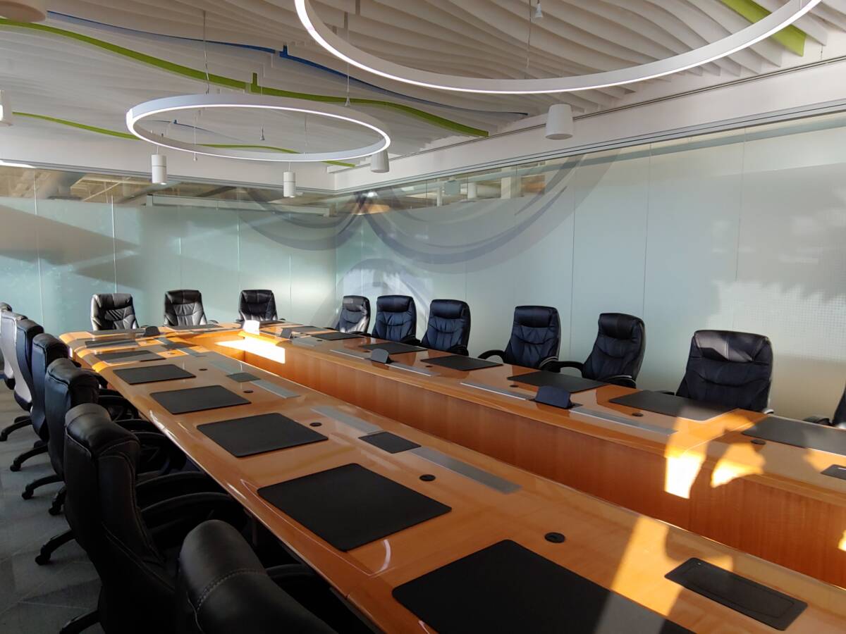 Boardroom Window Frosting