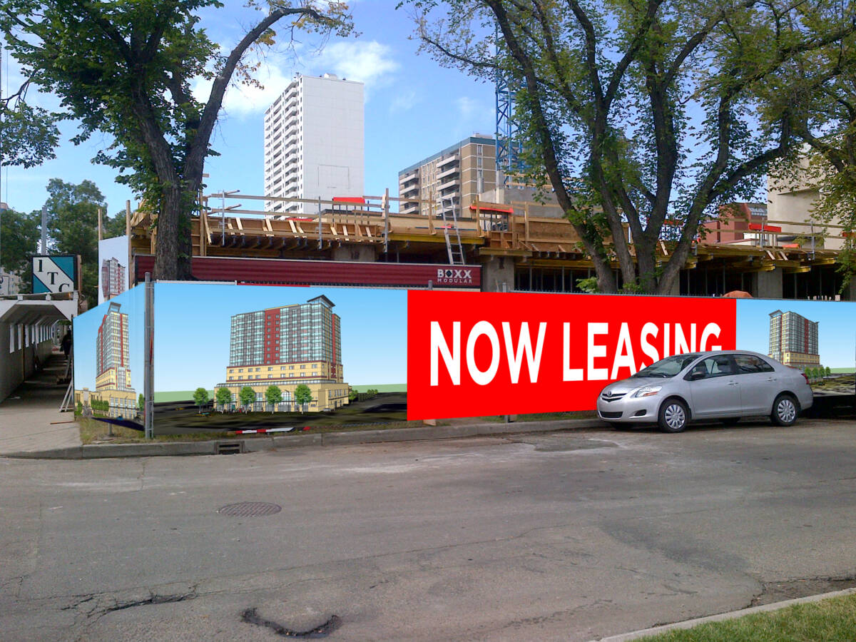 Now Leasing Hoarding