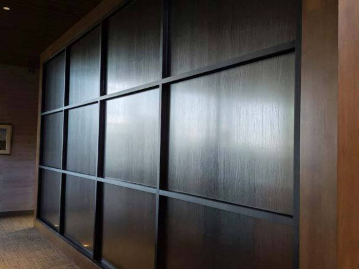 Wood Grain Window Film