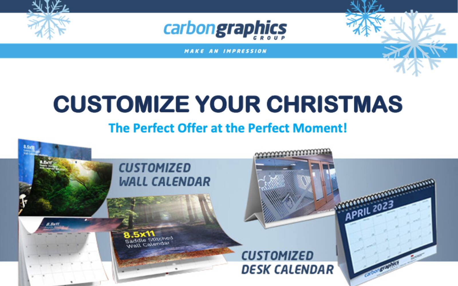 Custom 2023 Calendars, Holiday Cards, and Gift Wrap