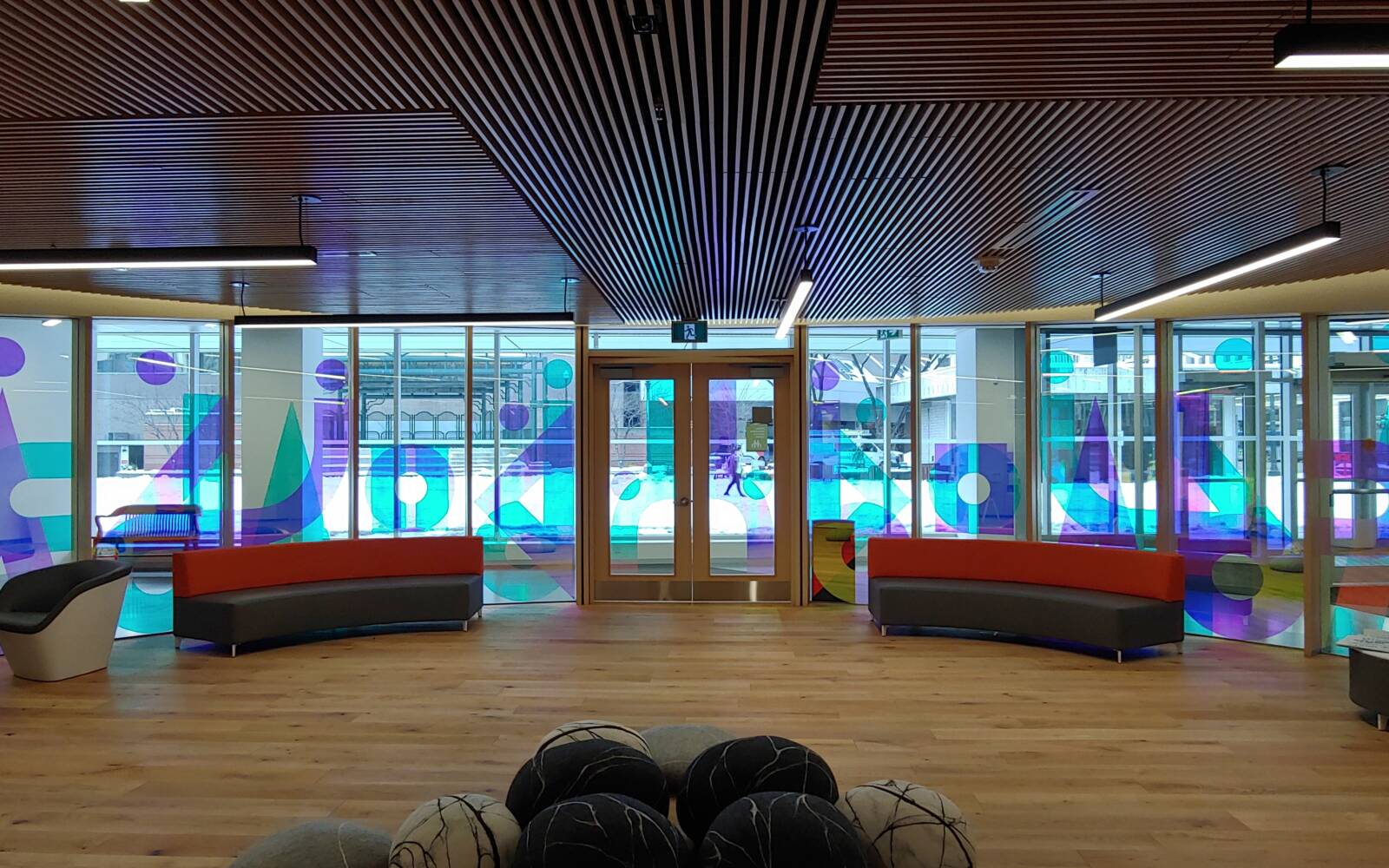 A Meaningful and Vibrant Indigenous Art Installation in Edmonton Library