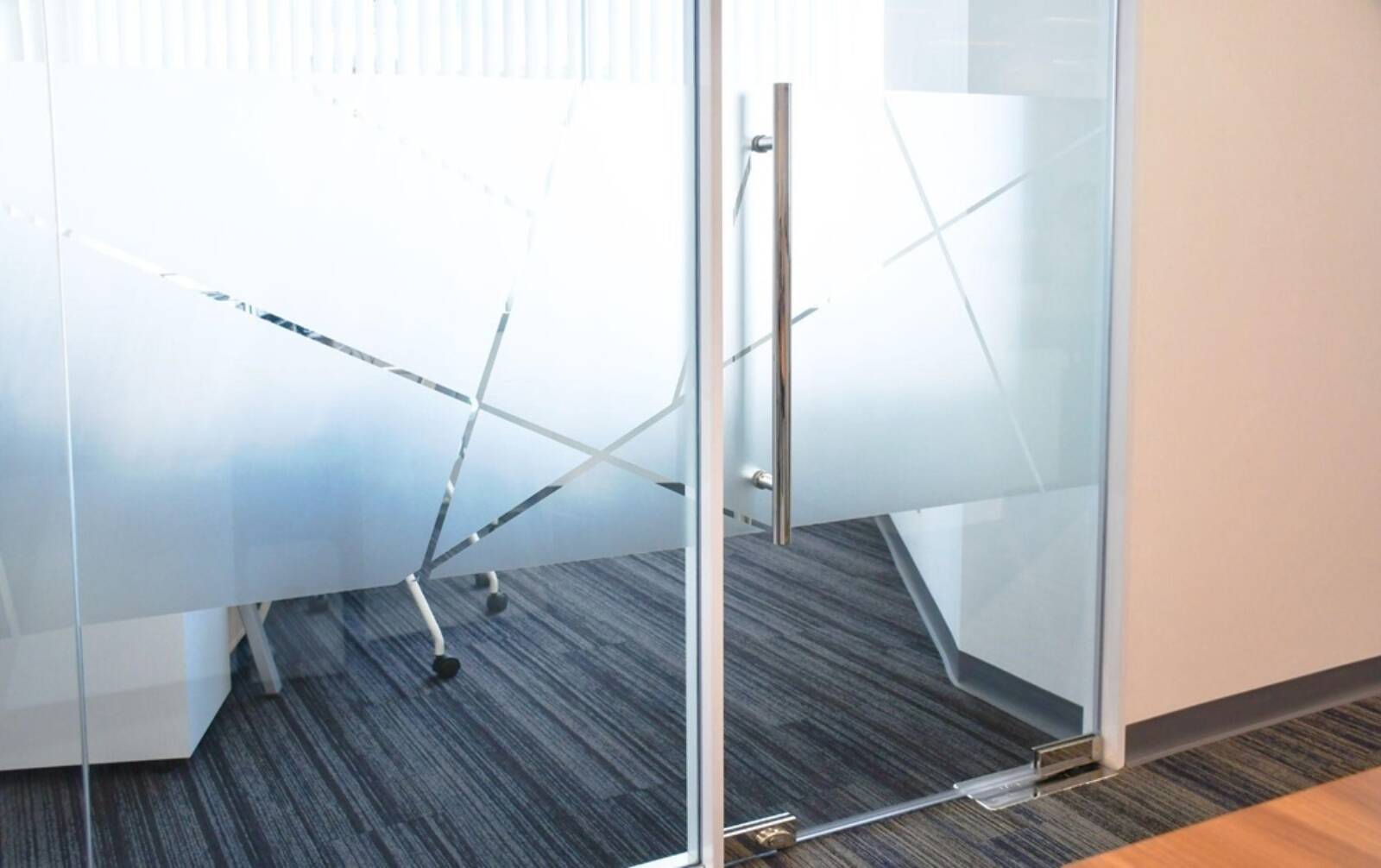 Frosted Glass Office Window Film