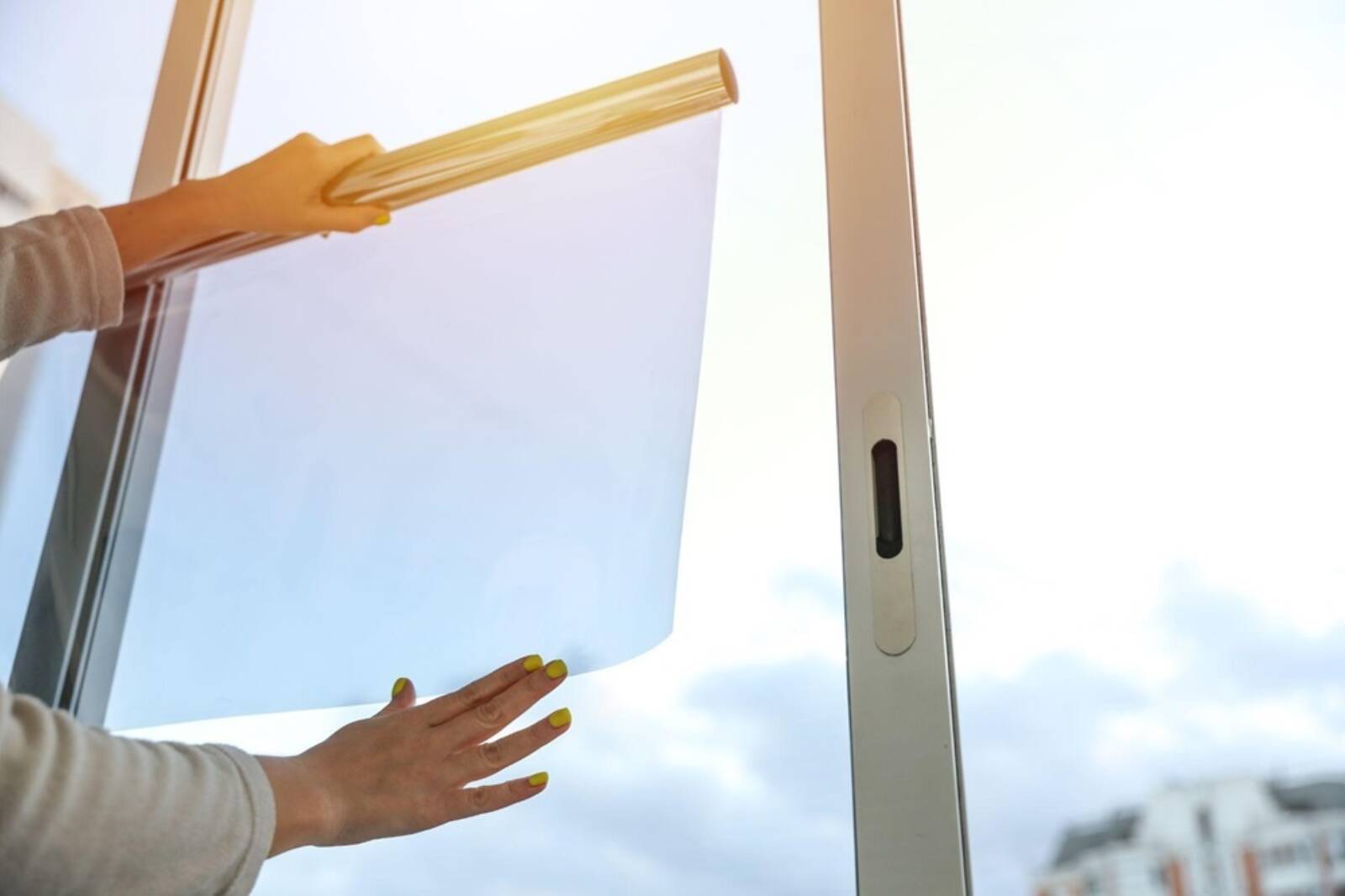 Installing Security Film On A Window