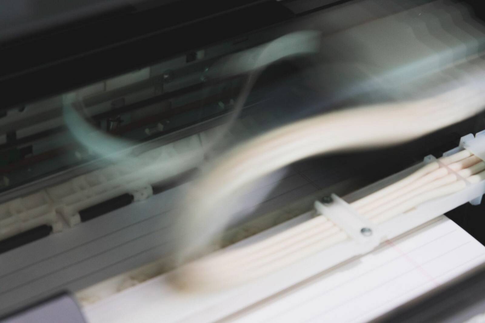 Printing Machine During Page Printing
