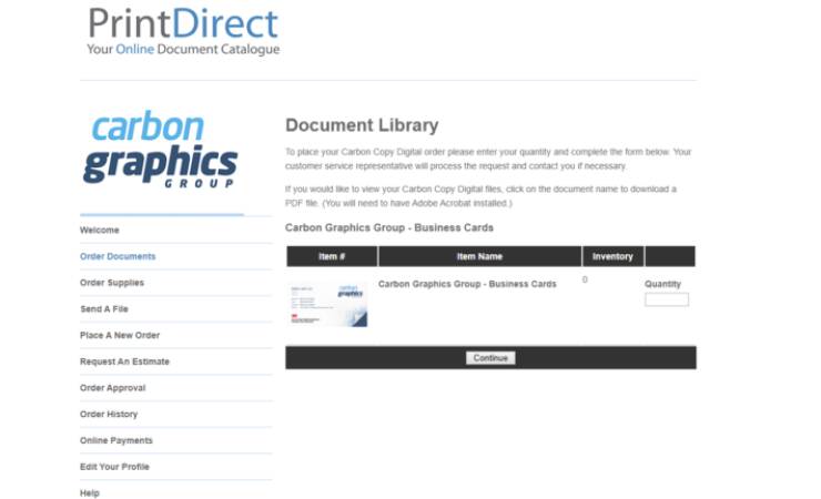 Print Direct Business Cards Sample Picture