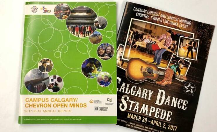 Calgary Dance Stampeded Saddle Stitched Booklets