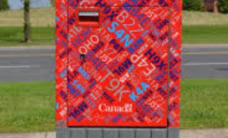Canada Post Mailbox