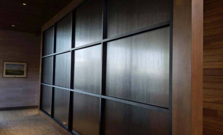 Wood Grain Window Film