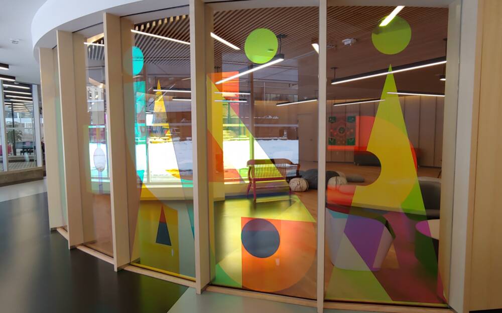 3 M Blaze Dichroic Film Stanley Milner Library Edmonton