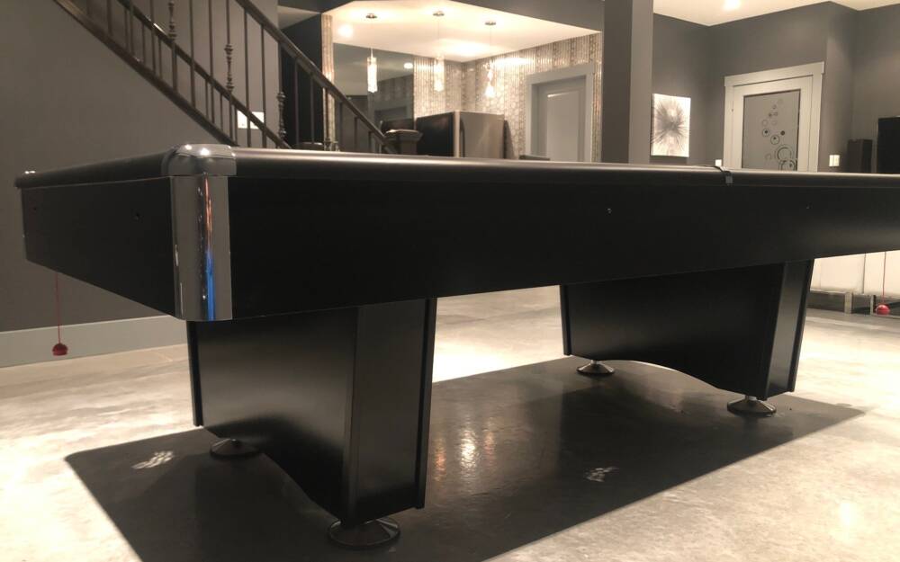 3 M Di Noc Wrapped Pool Table Side Before