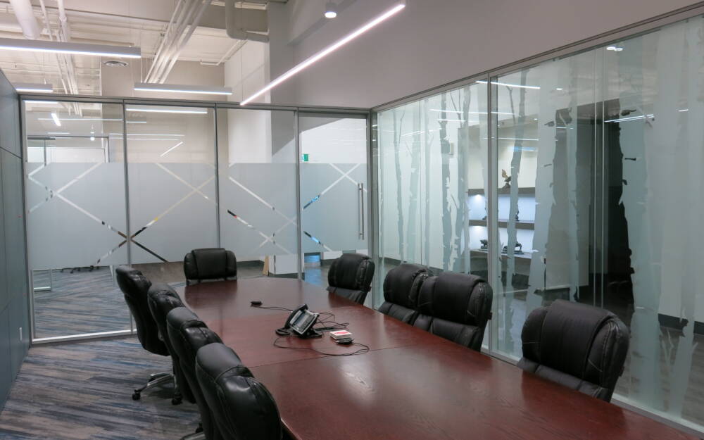 Laser Cut Vinyl Boardroom Film