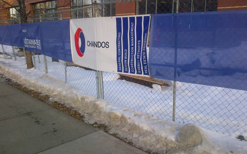 Chandos Mesh Hoarding