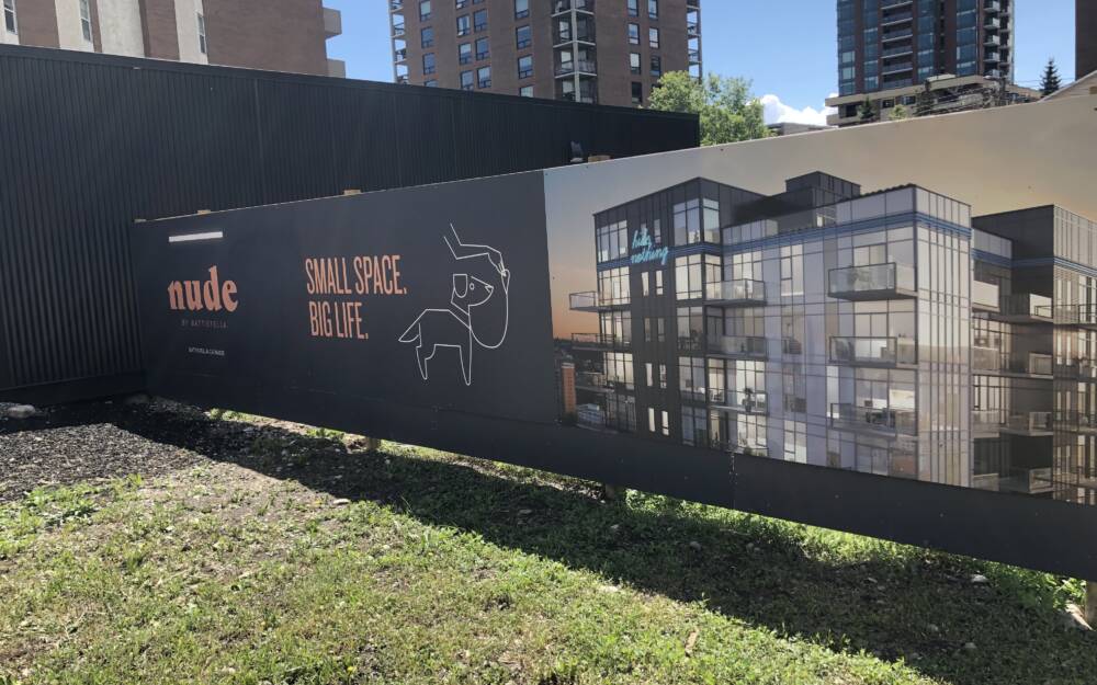 Nude Condo Fence Graphics