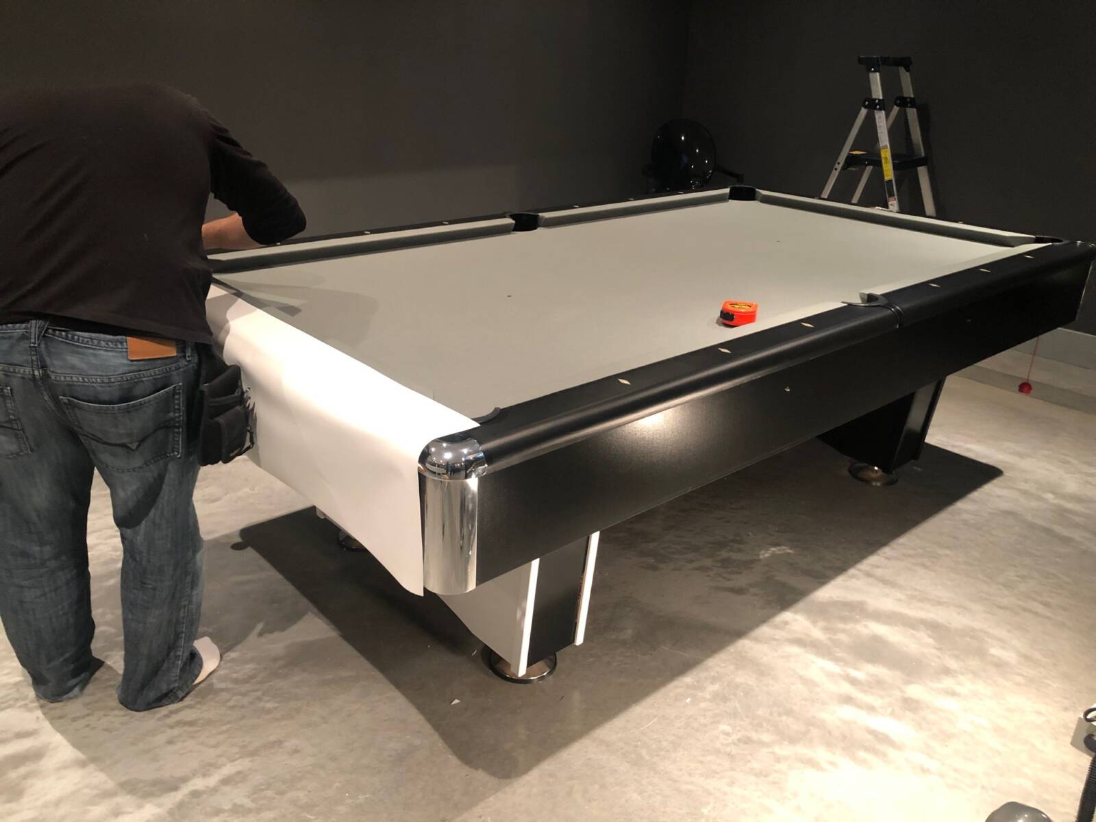 3 M Di Noc Wrapped Pool Table Installation1