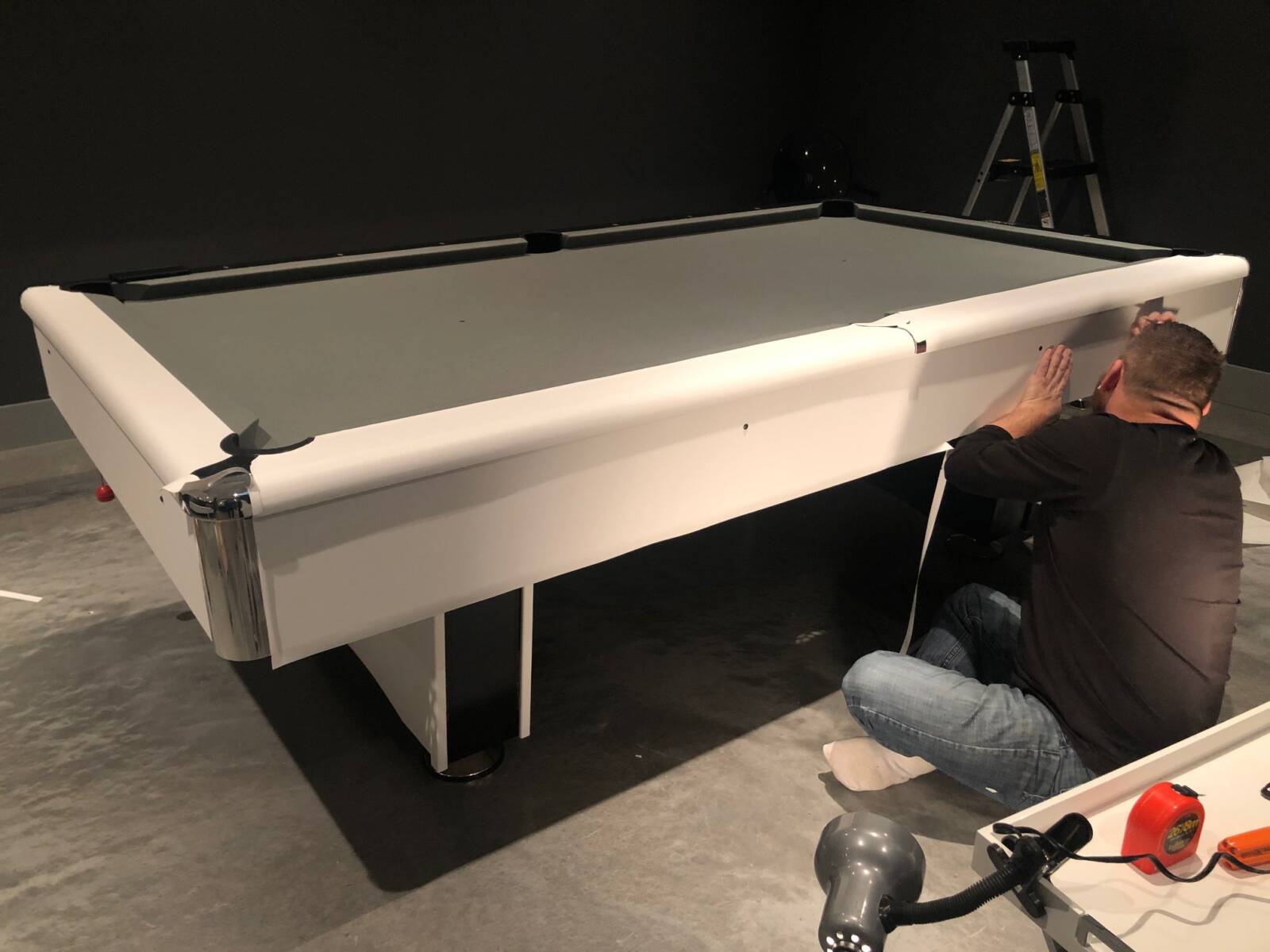 3 M Di Noc Wrapped Pool Table Installation2