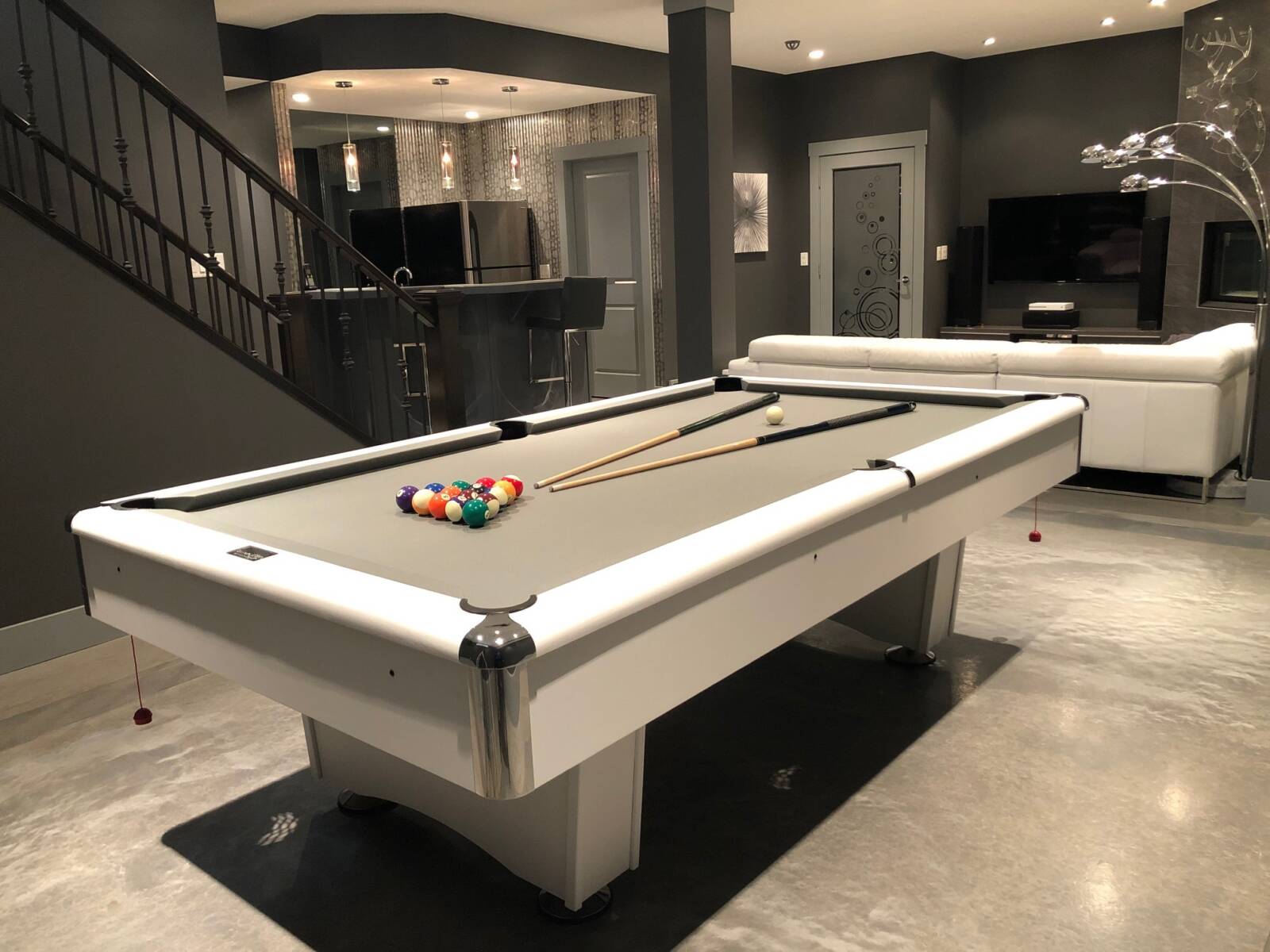3 M Di Noc Wrapped Pool Table Top After