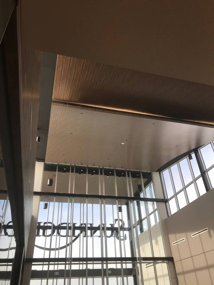 3 M Di Noc On Ceiling Inside With Sunridge Sign Outside