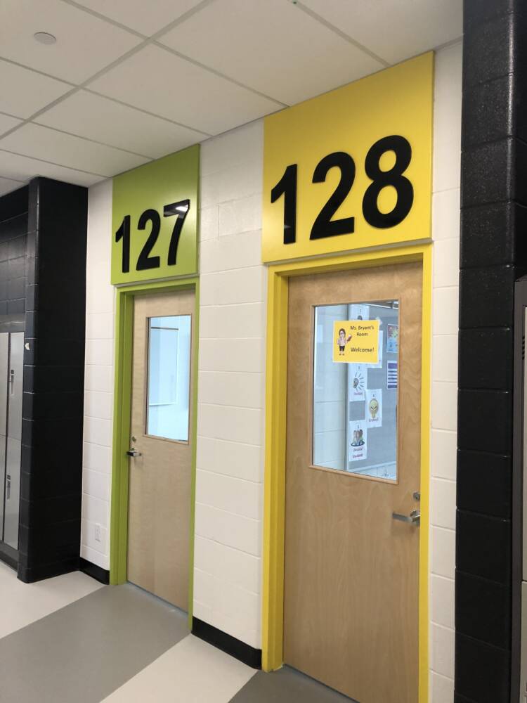 Acrylic Numbers Tsuu Tina Manyhorses High School