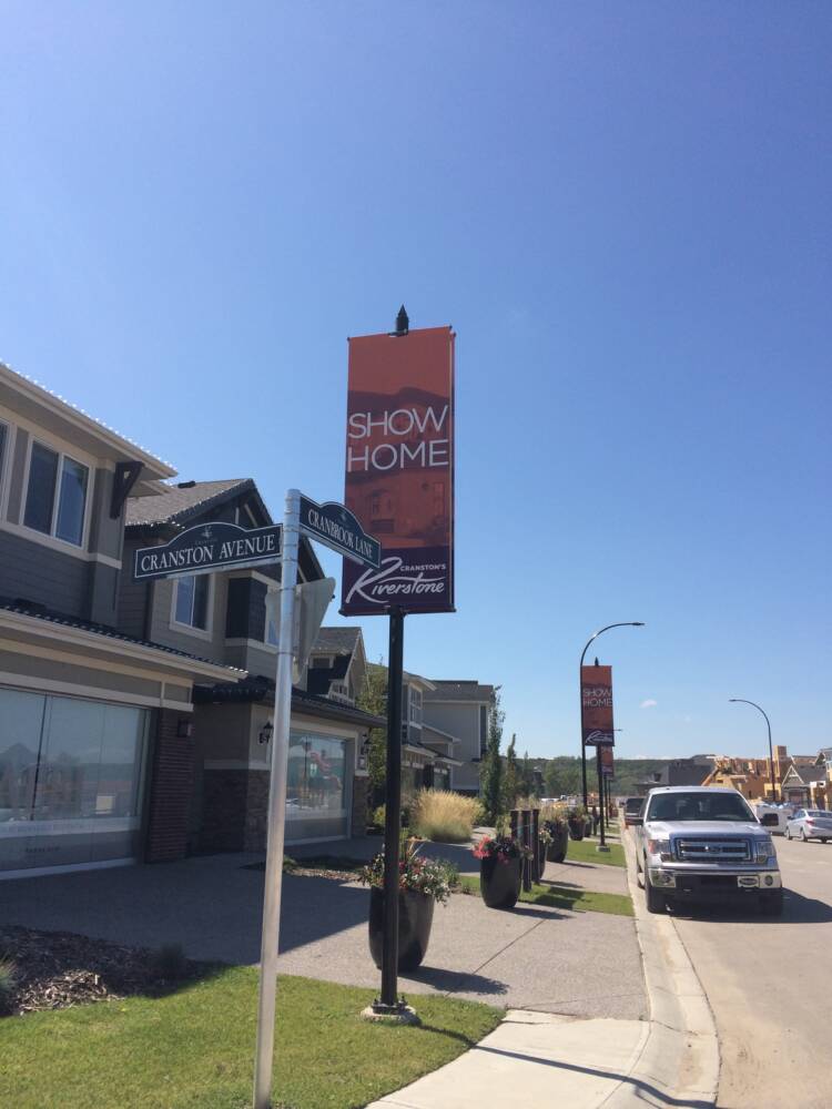 Brookfield Riverstone Flag Pole Banners