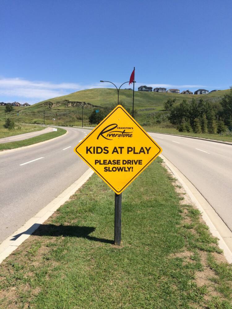 Brookfield Riverstone Kids At Play Caution Sign