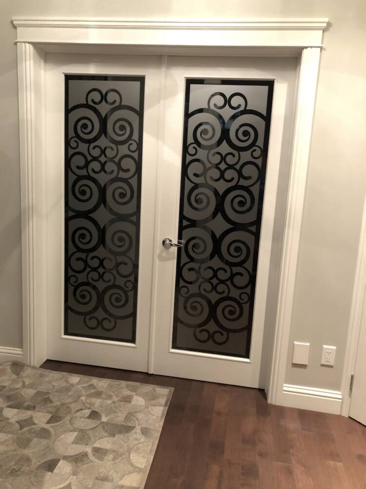 Custom Cut Home Office Privacy Film