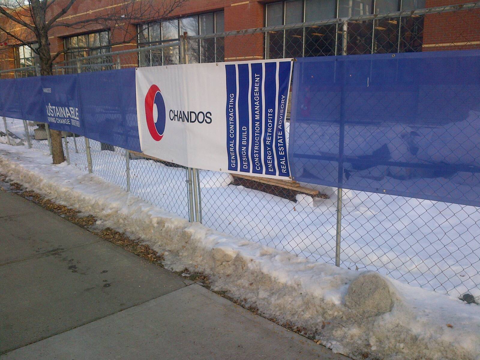 Chandos Mesh Hoarding