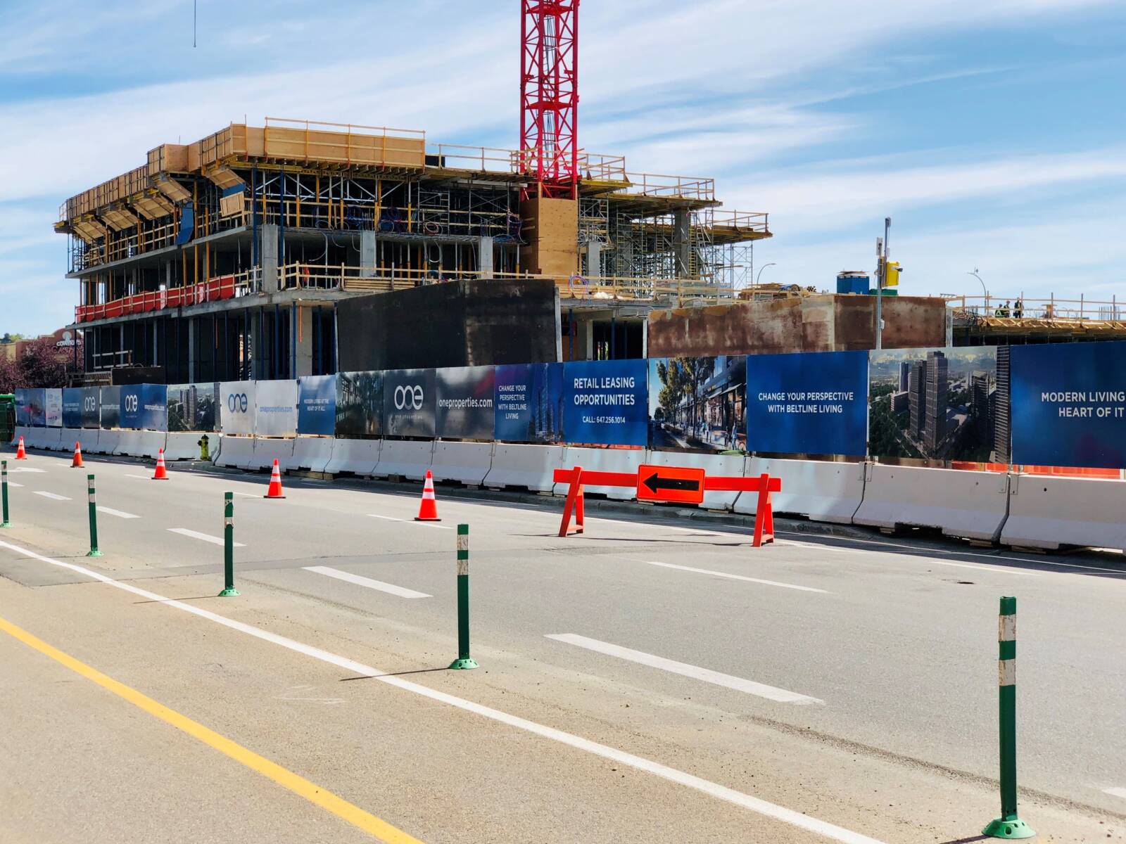 One Properties Alupanel Hoarding