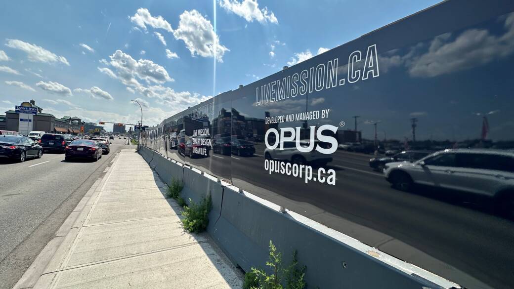 Opus Hoarding Graphics On Jersey Barrier