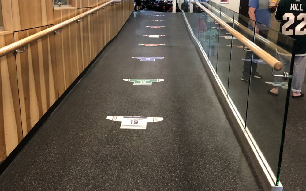 Gordie Howe Tournament Floor Graphics