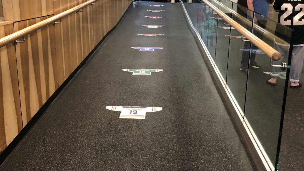 Gordie Howe Tournament Floor Graphics