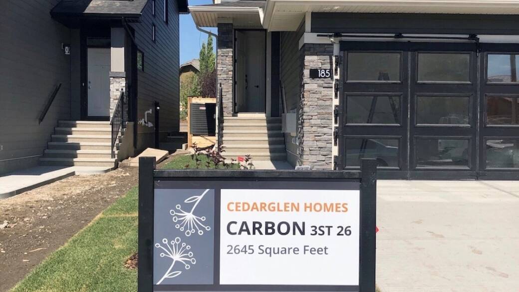 Cedarglen Lawn Sign Painted Black